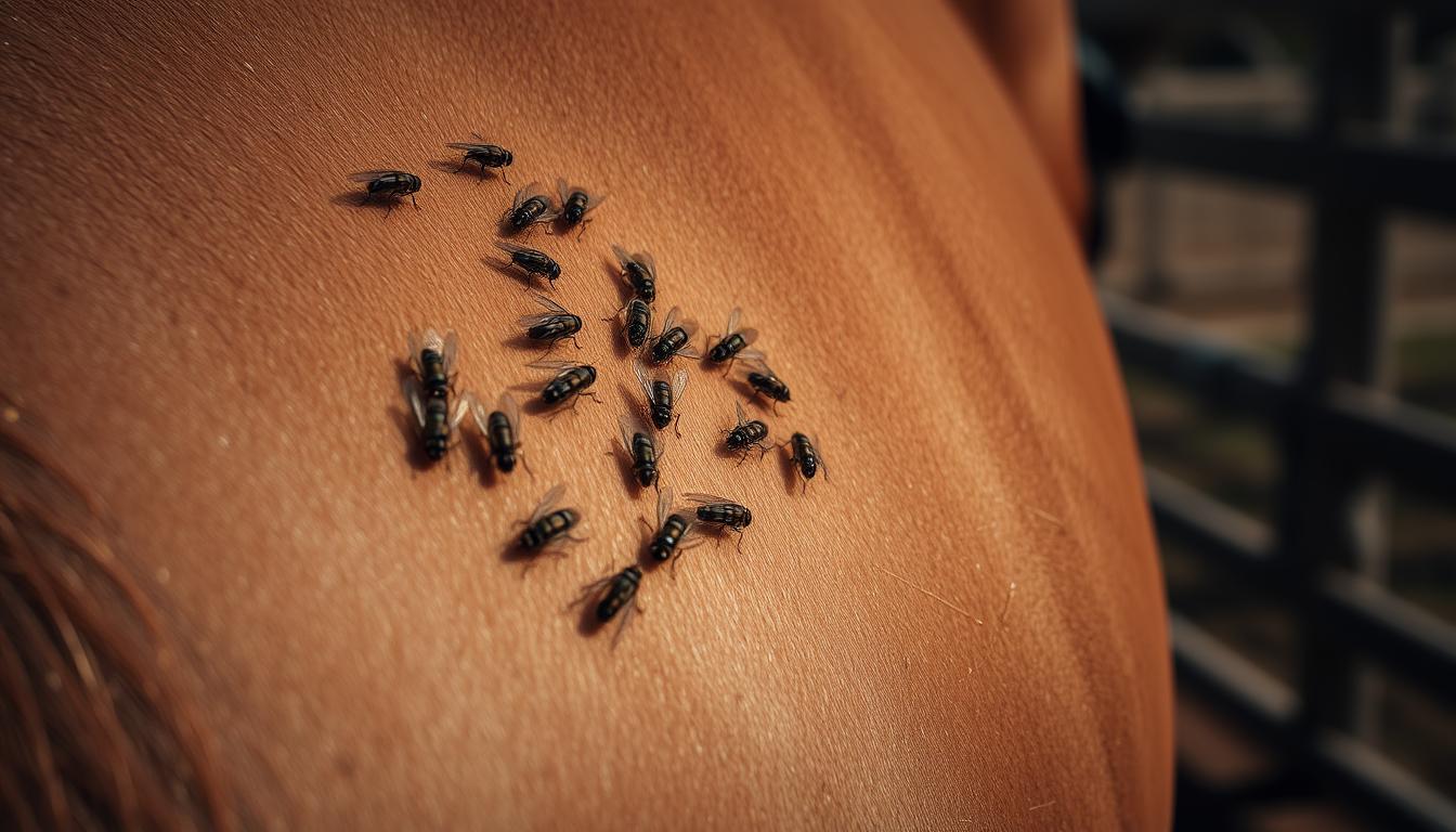 flies on a horse ai generated